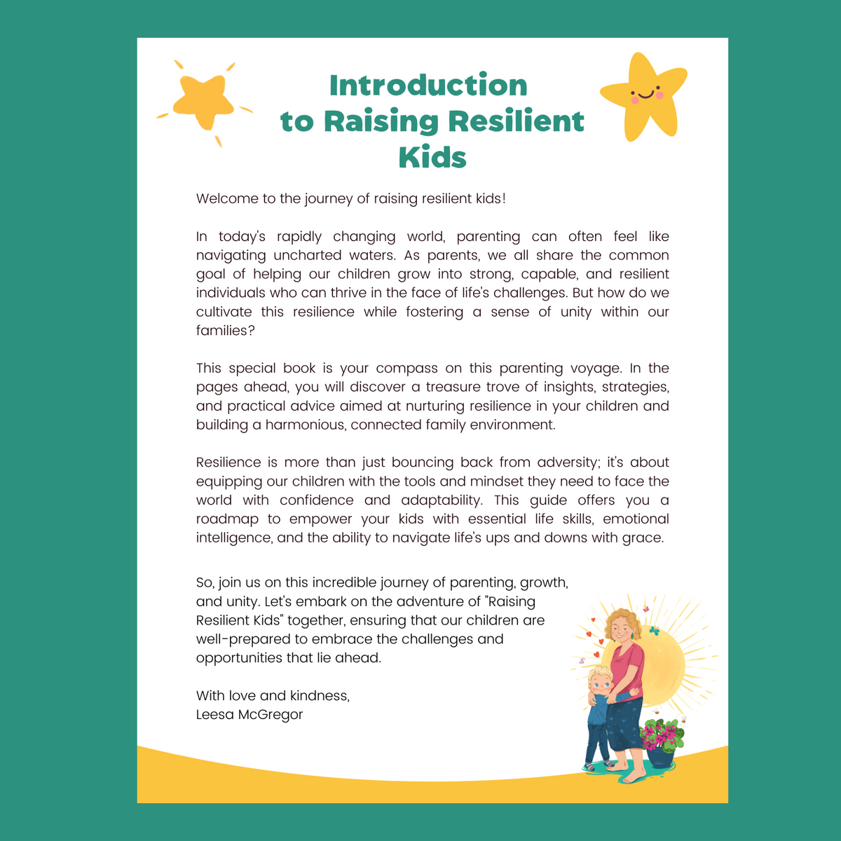 Raising Resilient Kids (PRINTABLE PDF)